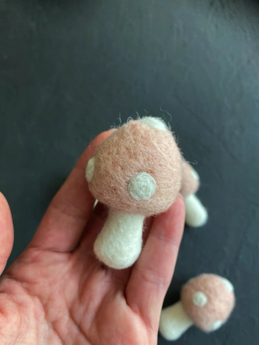 Colorful felt mushrooms - 2