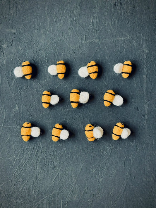 Felt Bees - 2