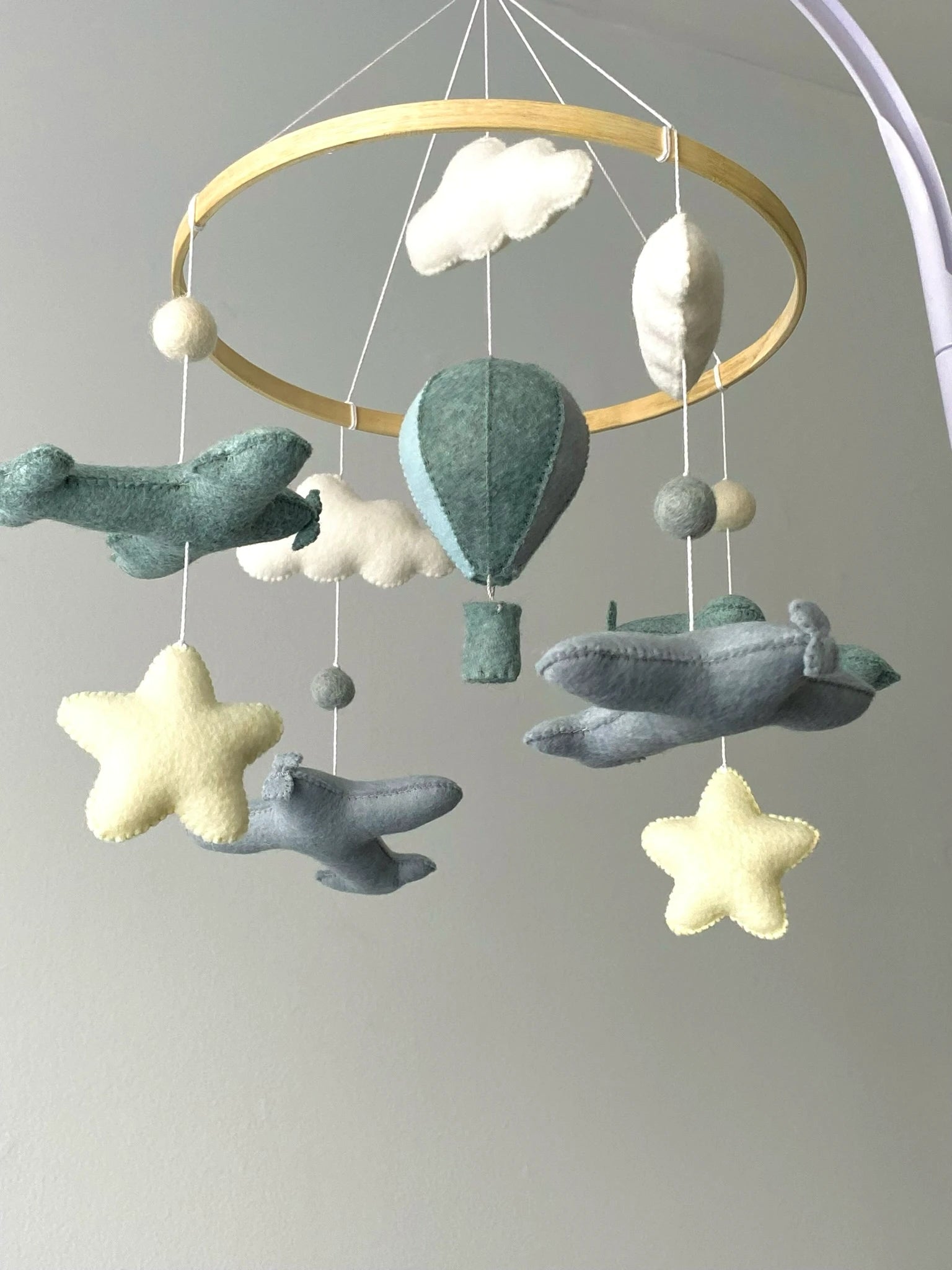 Airplane baby mobile thumbnail - 1