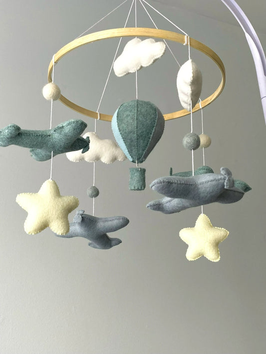 Airplane baby mobile - 1