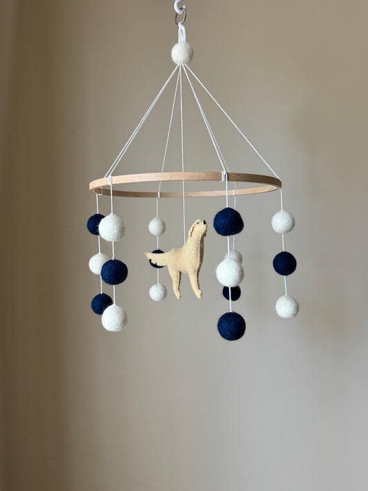 Dog mobile for nursery with golden retriever - 2