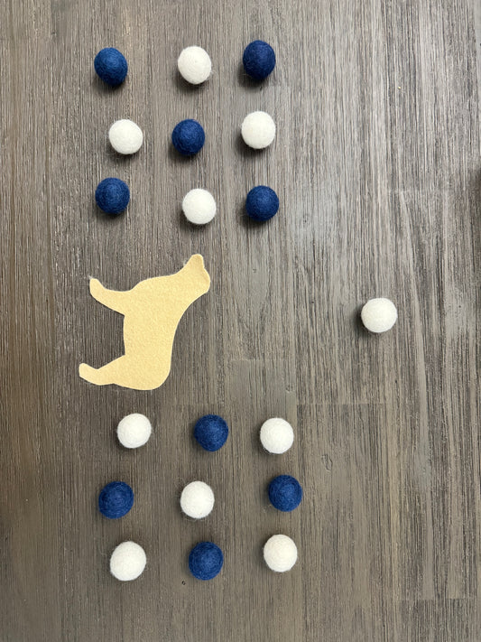 Dog mobile for nursery with golden retriever - 1