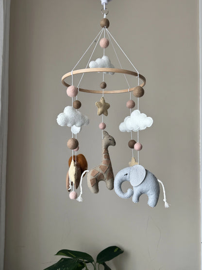Safari baby mobile for crib - 3