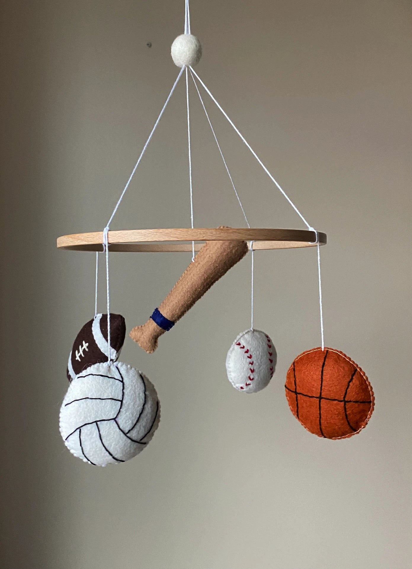 Sports balls nursery mobile thumbnail - 1