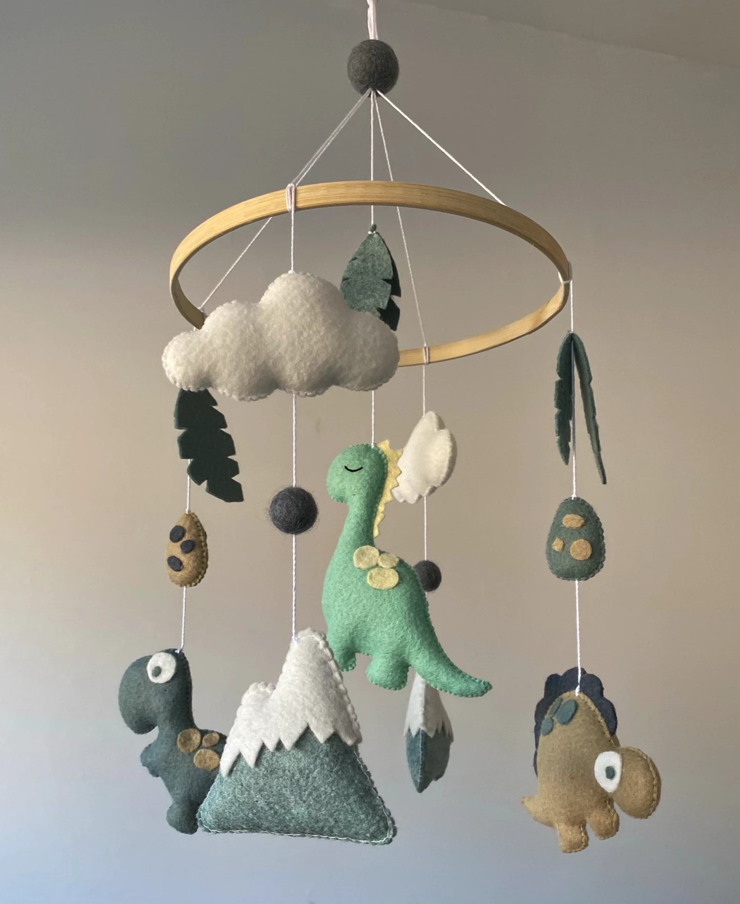 Dinosaur nursery mobile