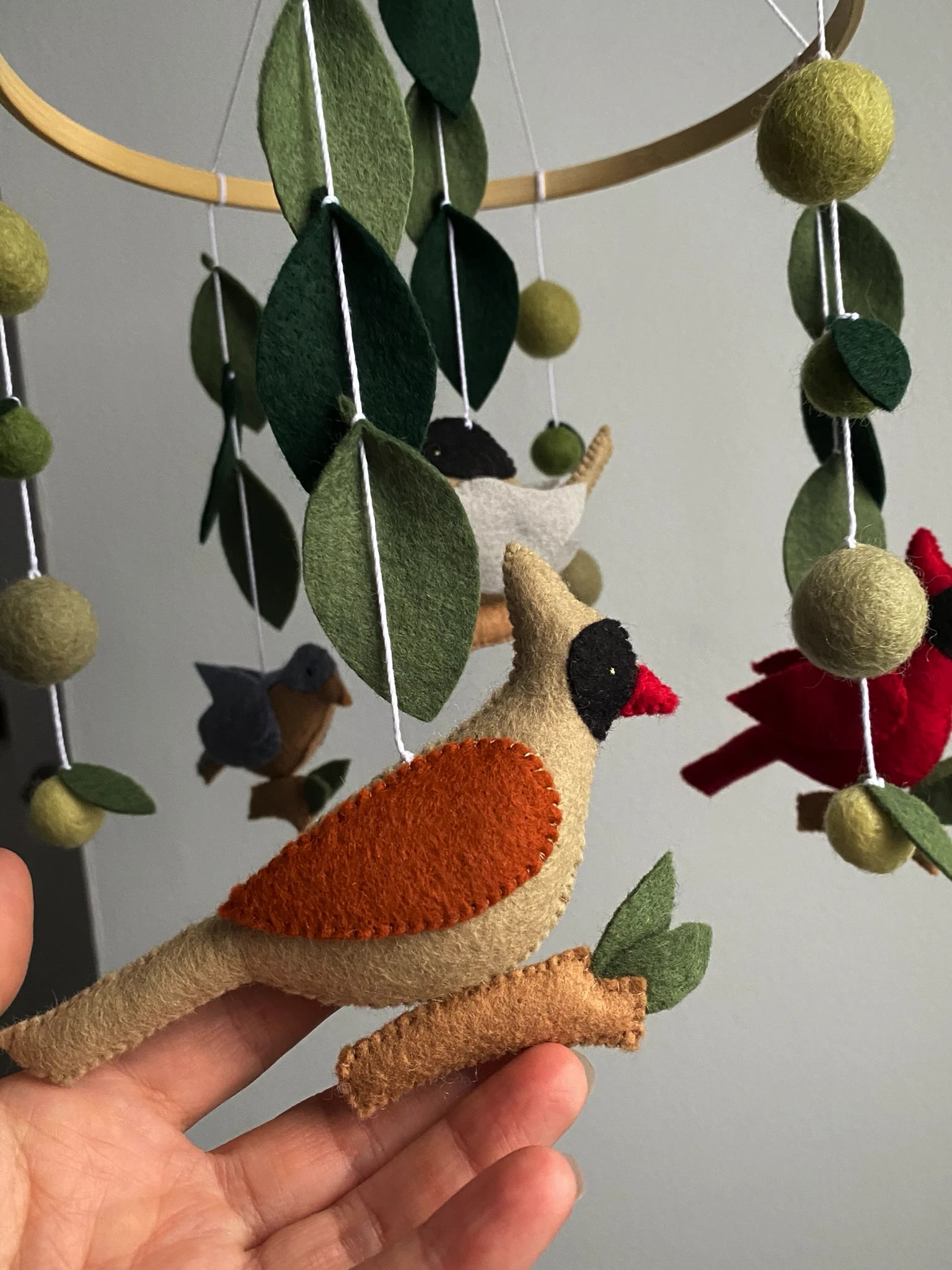 Bird baby mobile thumbnail - 2