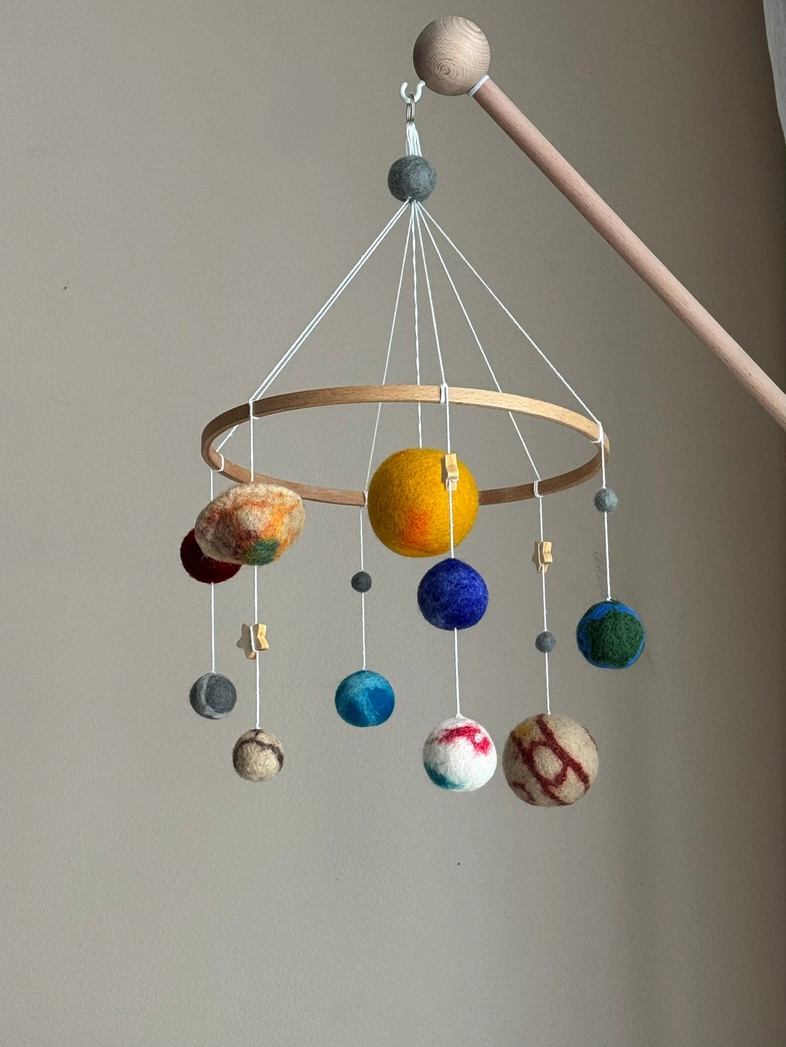 Space baby mobile thumbnail - 3