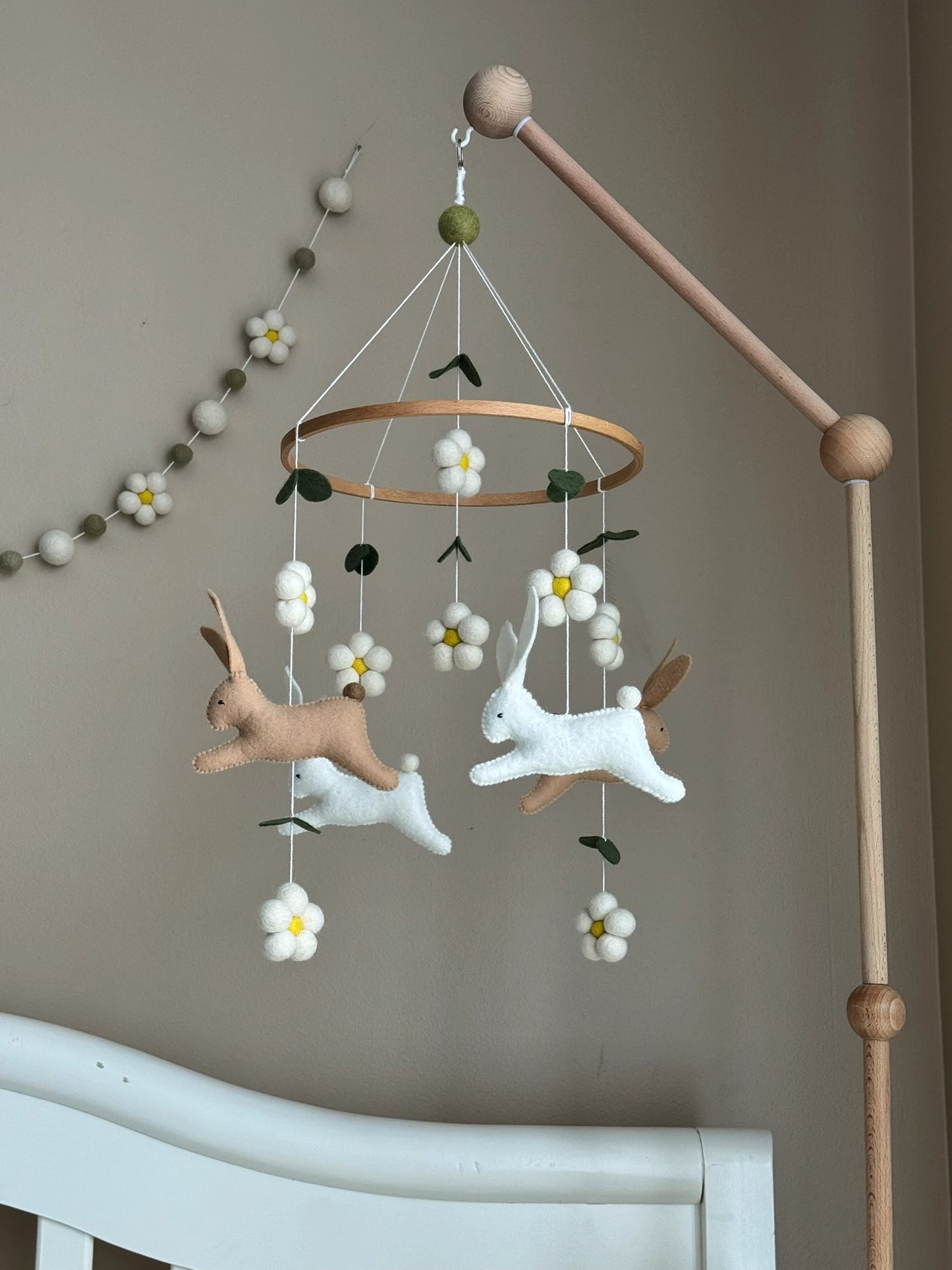 Bunny nursery mobile