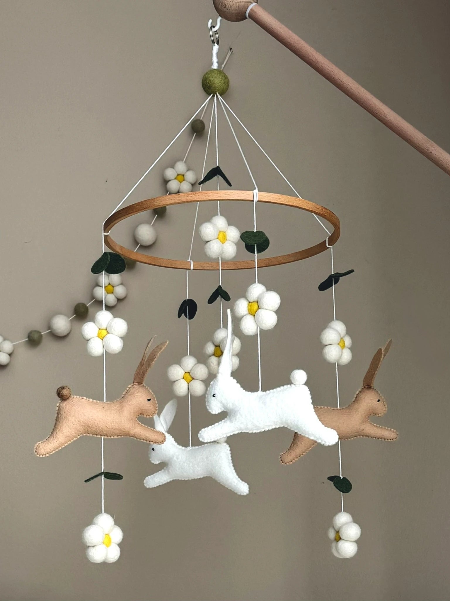 Bunny nursery mobile thumbnail - 1