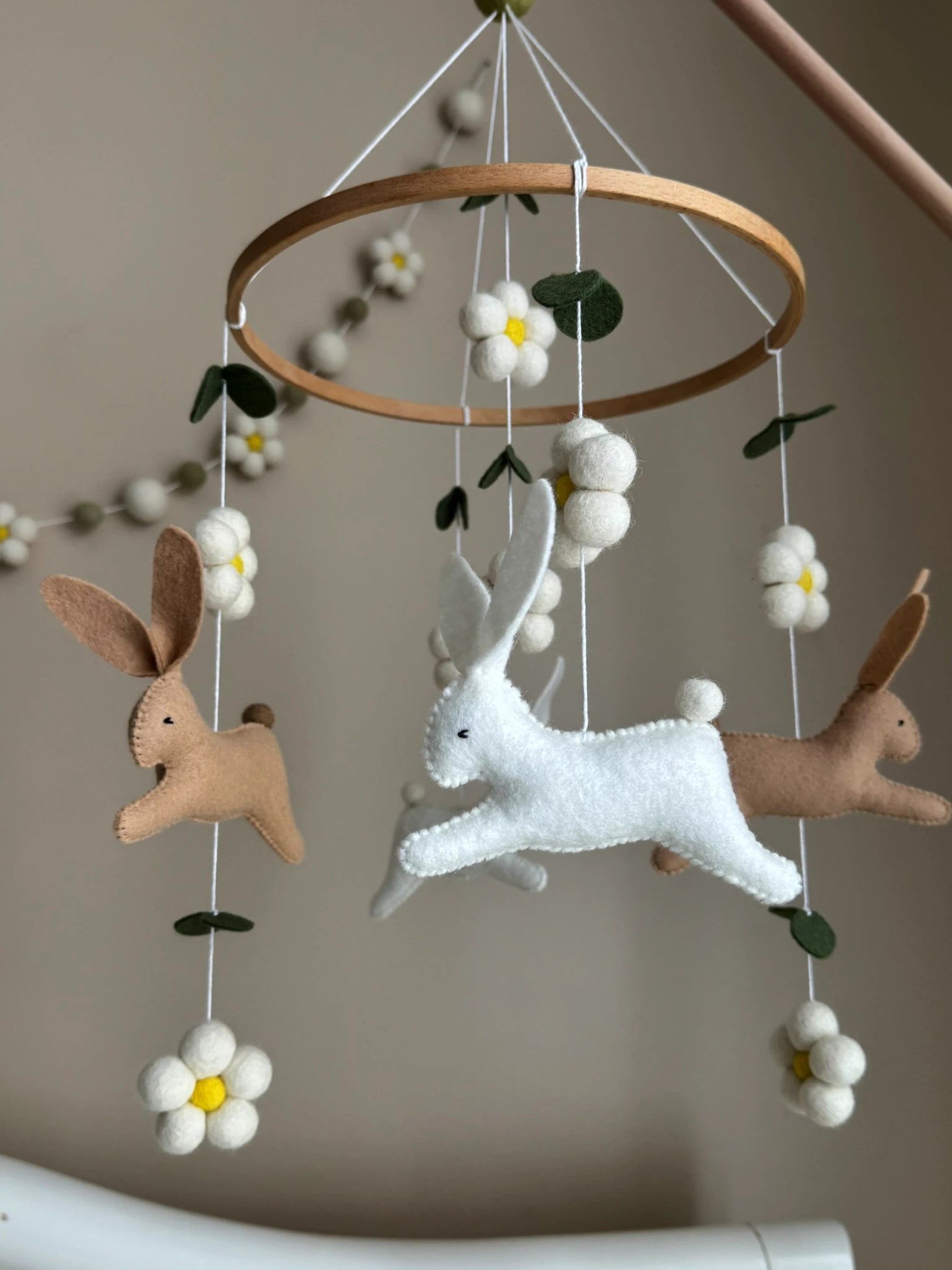 Bunny nursery mobile thumbnail - 3