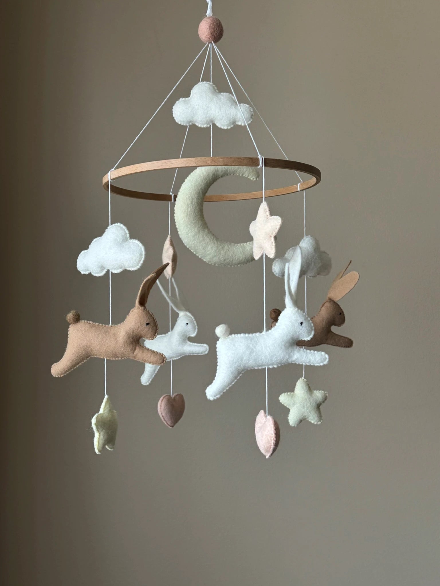 Jumping bunny  baby mobile thumbnail - 4