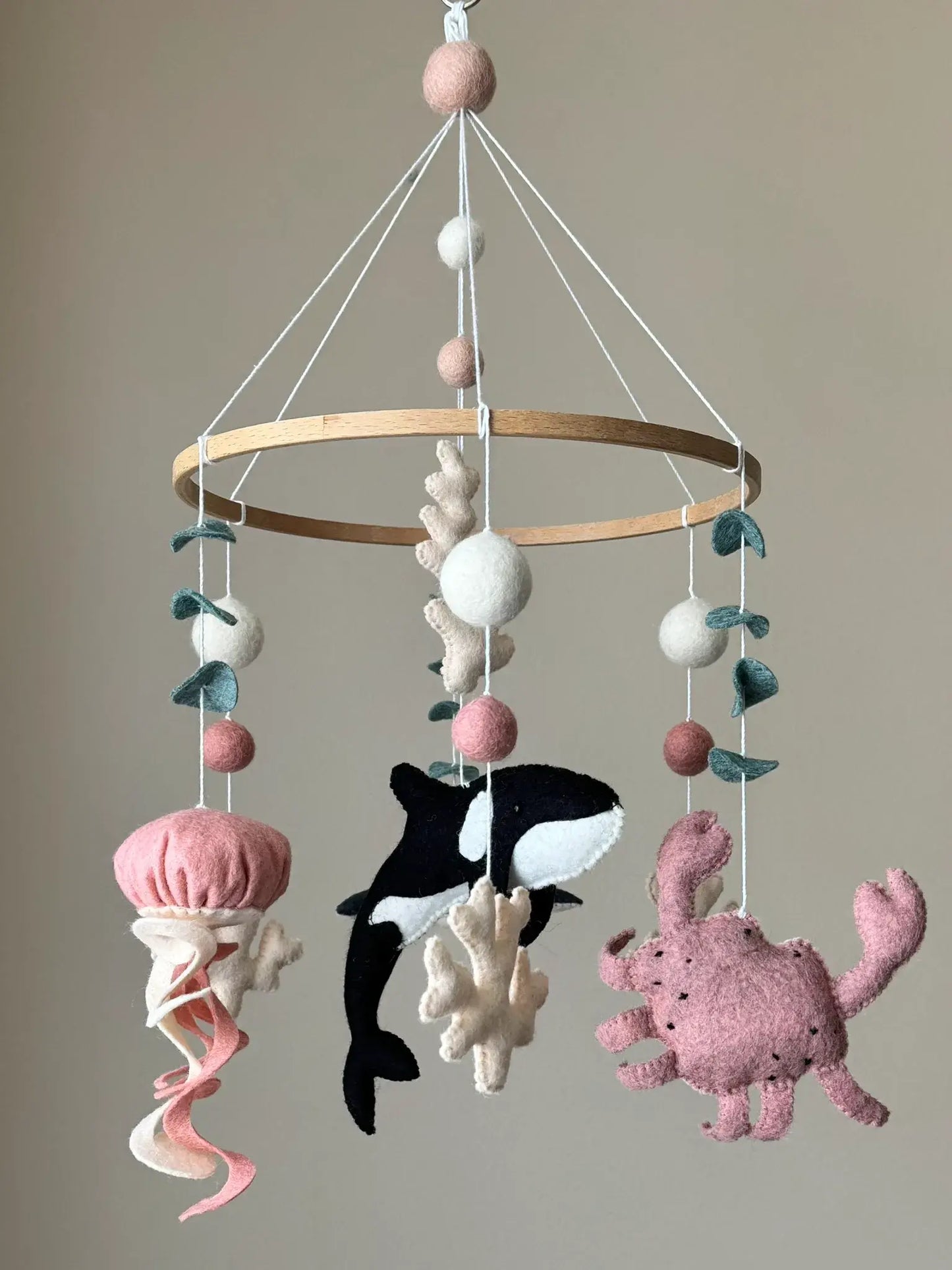 Nautical nursery crib mobile