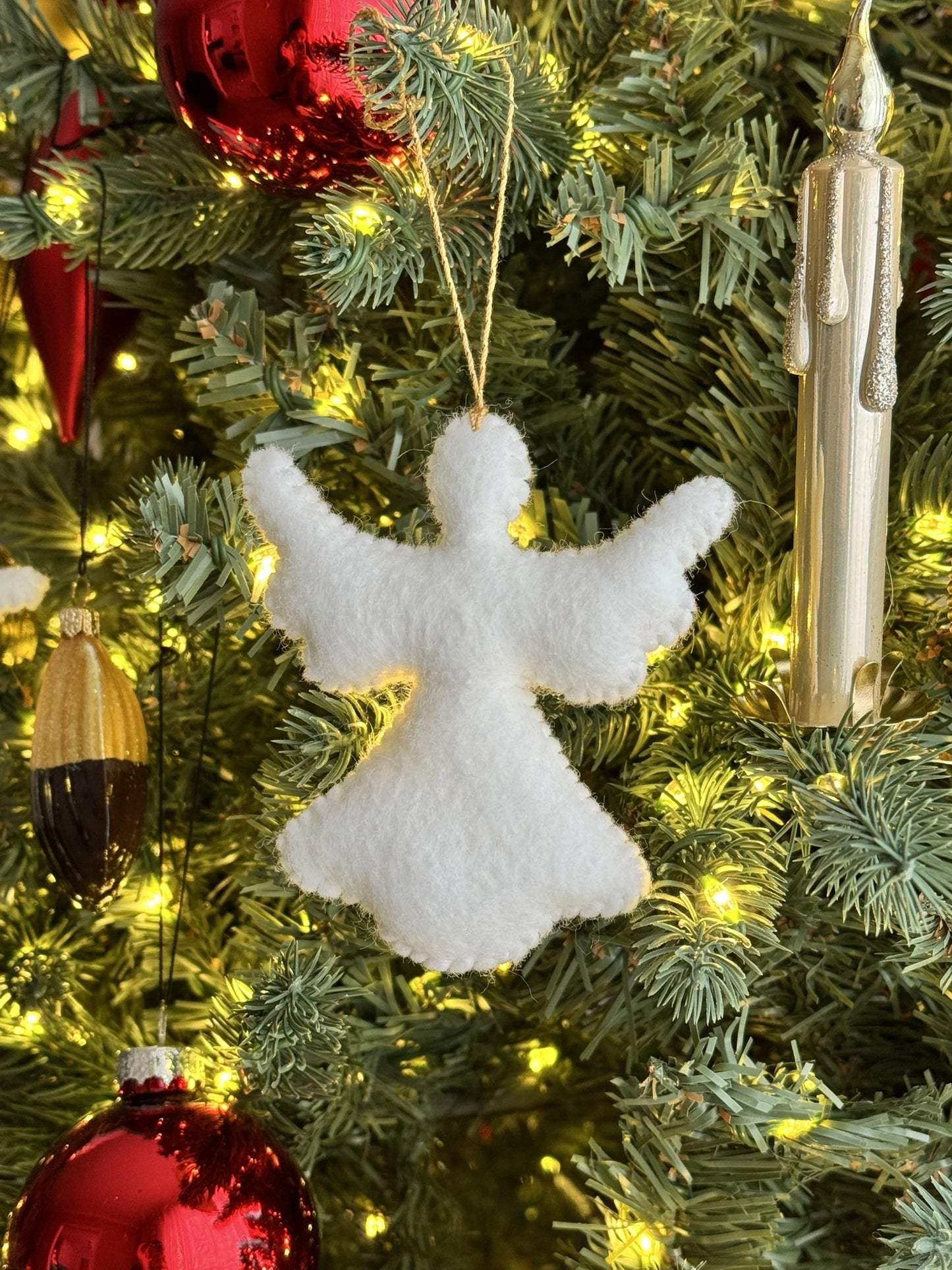Felt DIY Christmas Ornament Angel