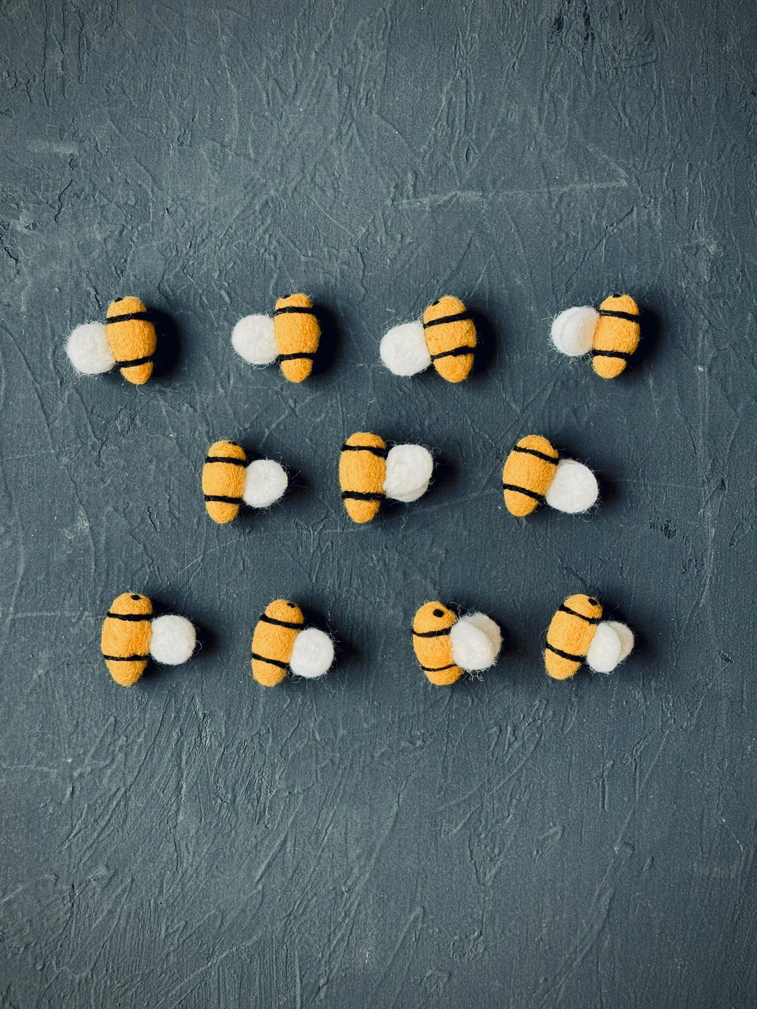 Felt Bees thumbnail - 2