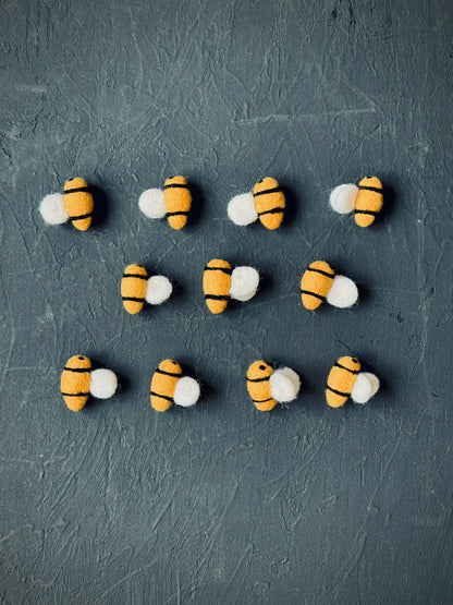 Felt Bees - 2