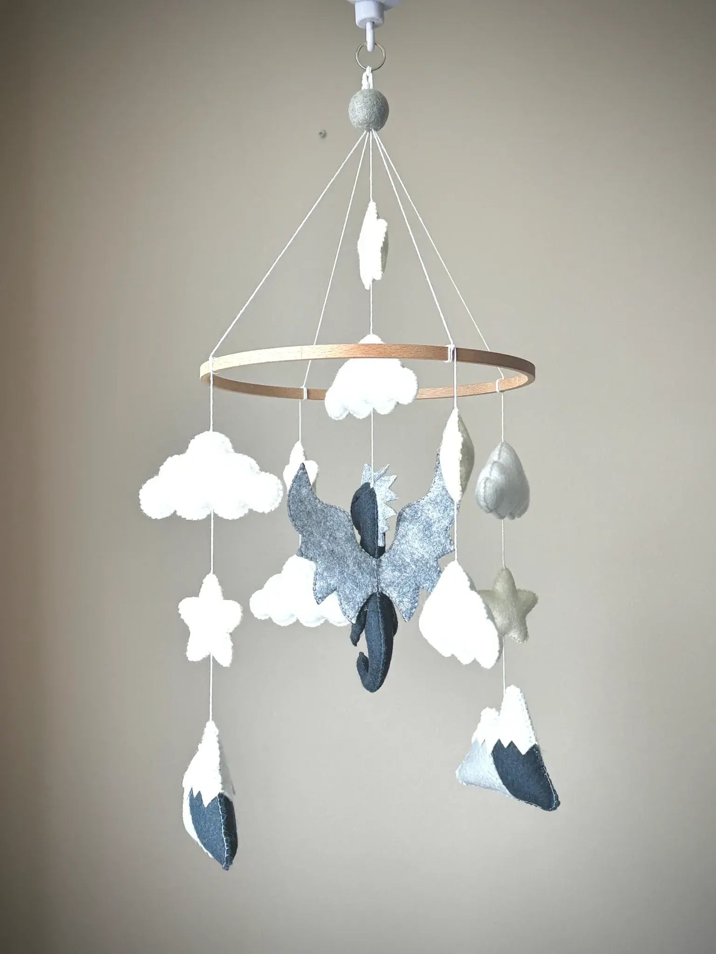 Dragon baby mobile