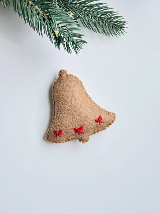 Felt DIY Christmas Ornament: Christmas bell - 1