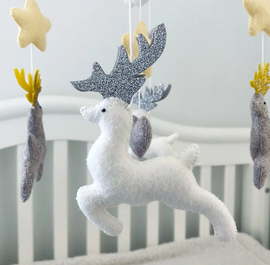 Felt DIY Christmas Ornament: Deer - 1