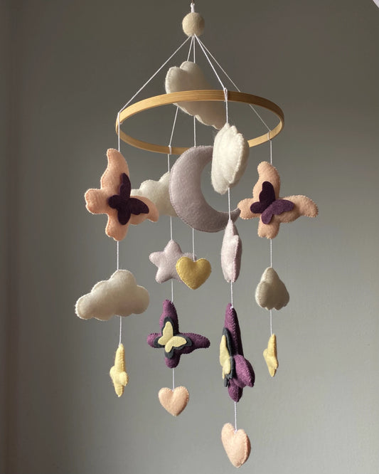 Butterfly baby mobile - 1