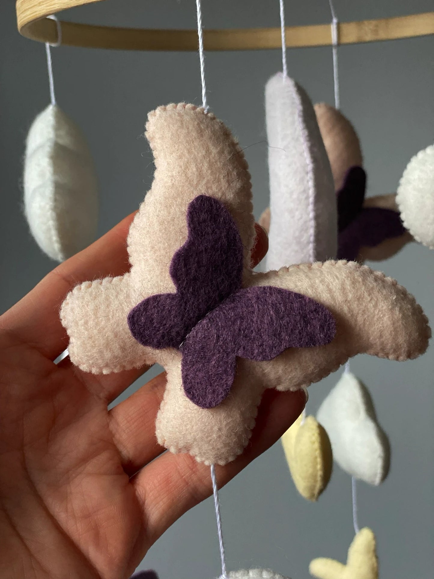 Butterfly baby mobile
