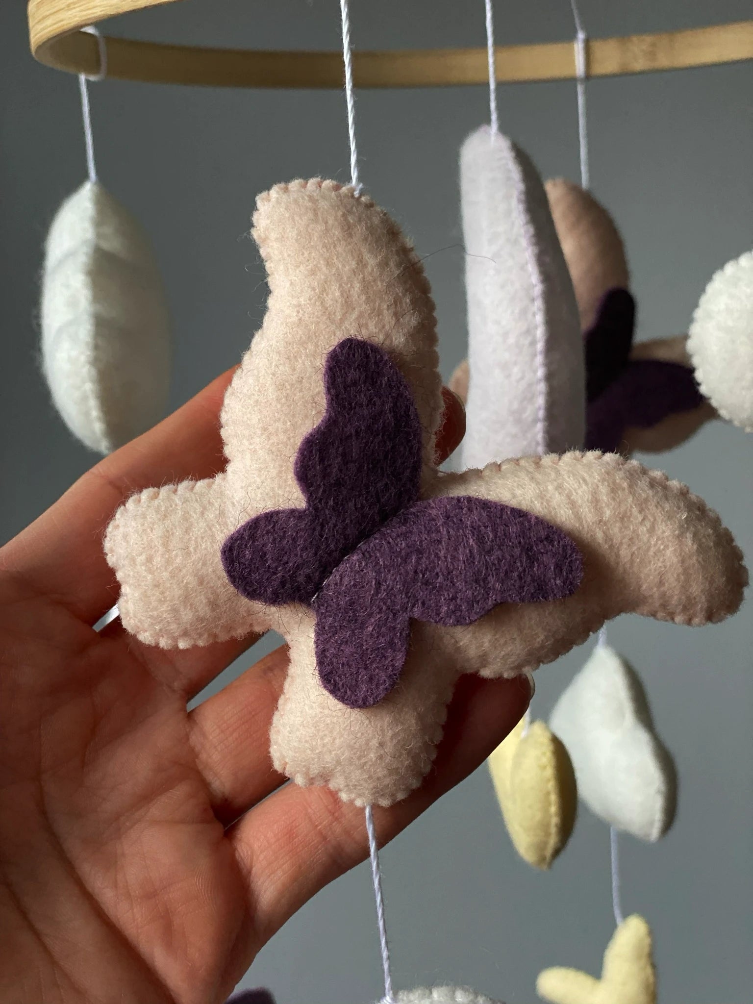 Butterfly baby mobile thumbnail - 5