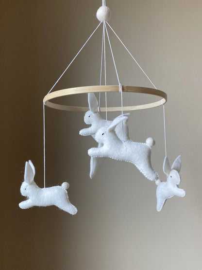 Bunny mobile for nursery - 1