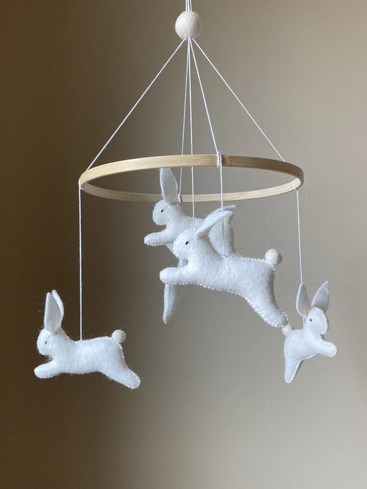 Bunny mobile for nursery - 1