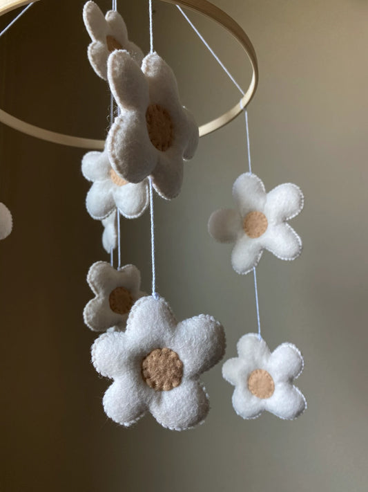 Flowers baby mobile - 2