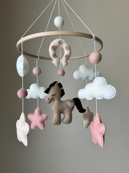 Horse baby mobile - 4