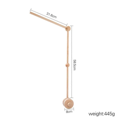 Wooden baby mobile holder - 4