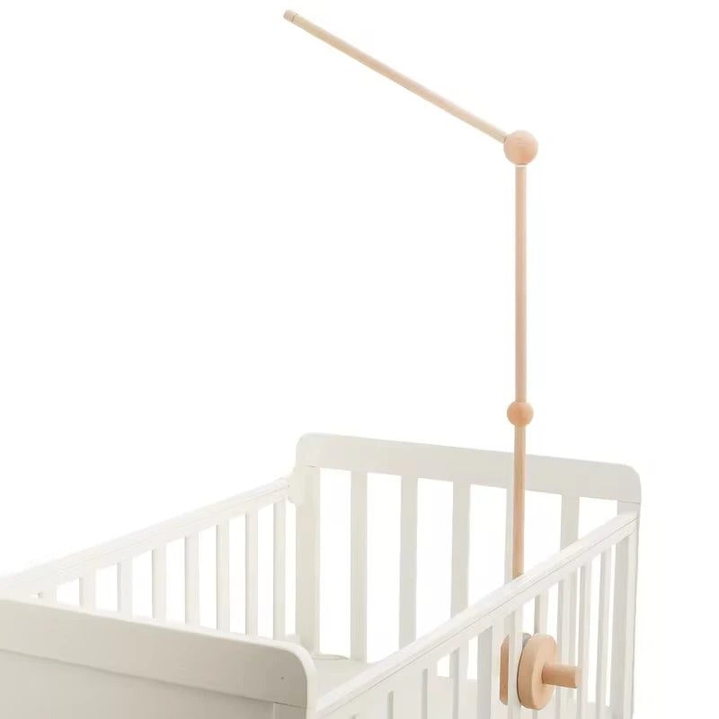 Wooden baby mobile holder