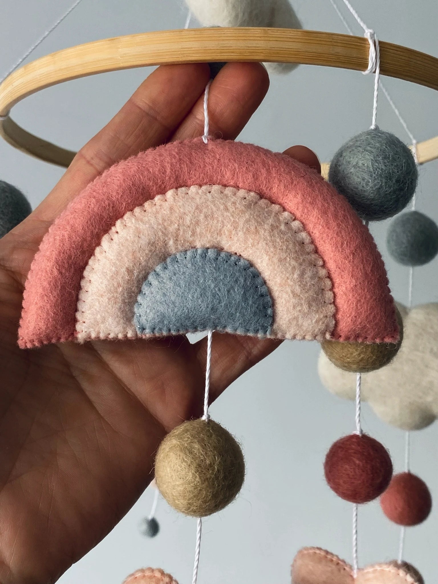Rainbaw baby mobile thumbnail - 3