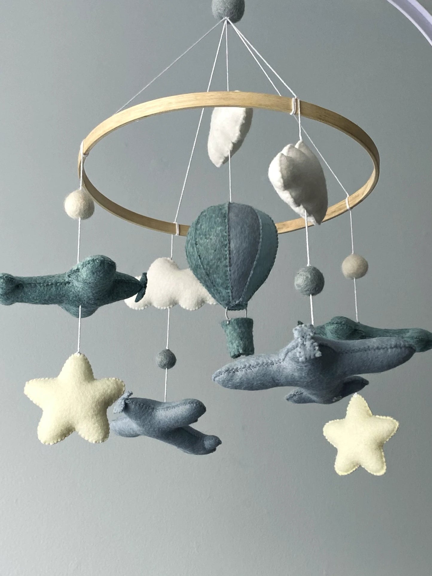 Airplane baby mobile