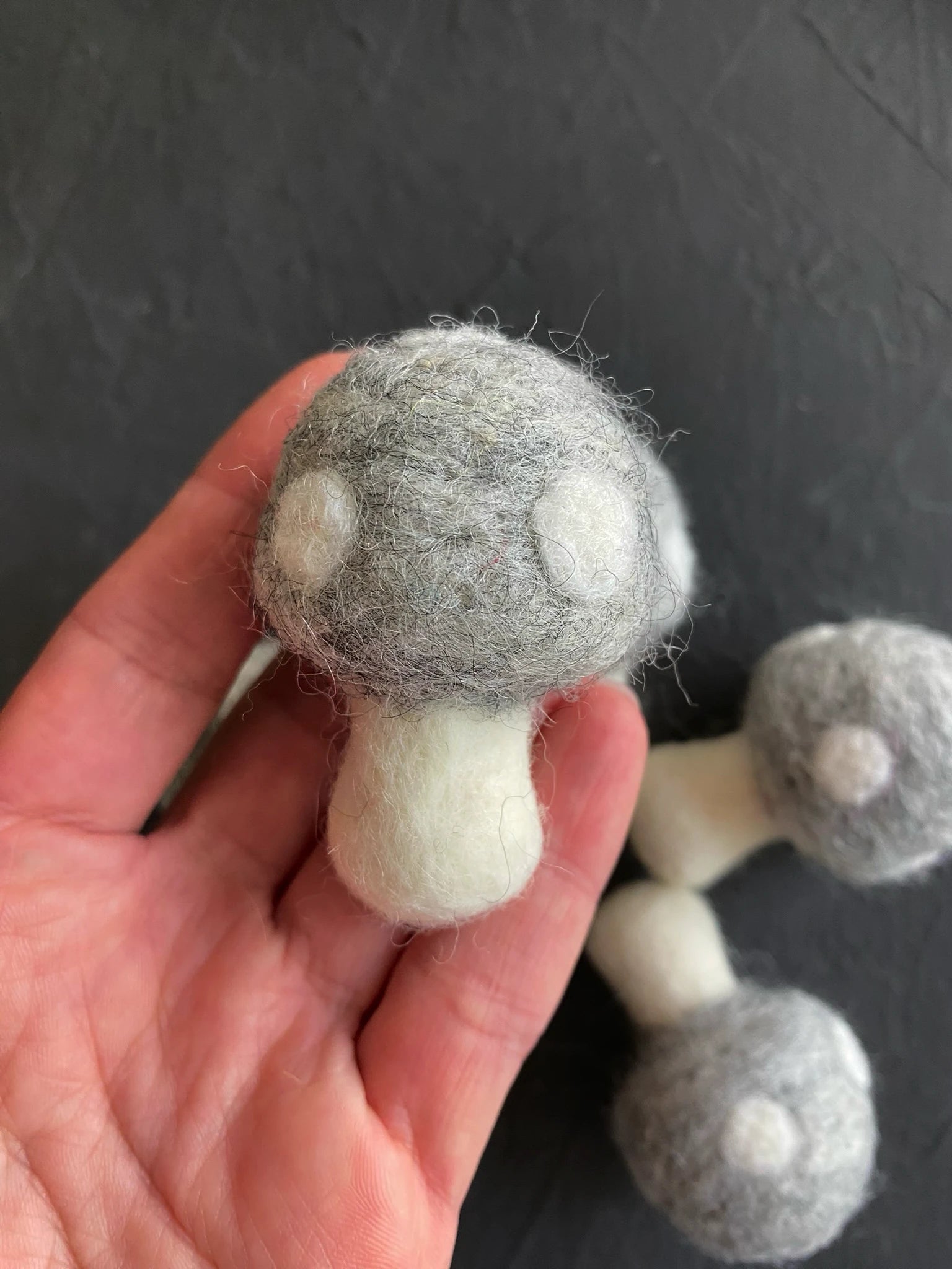 Colorful felt mushrooms thumbnail - 7