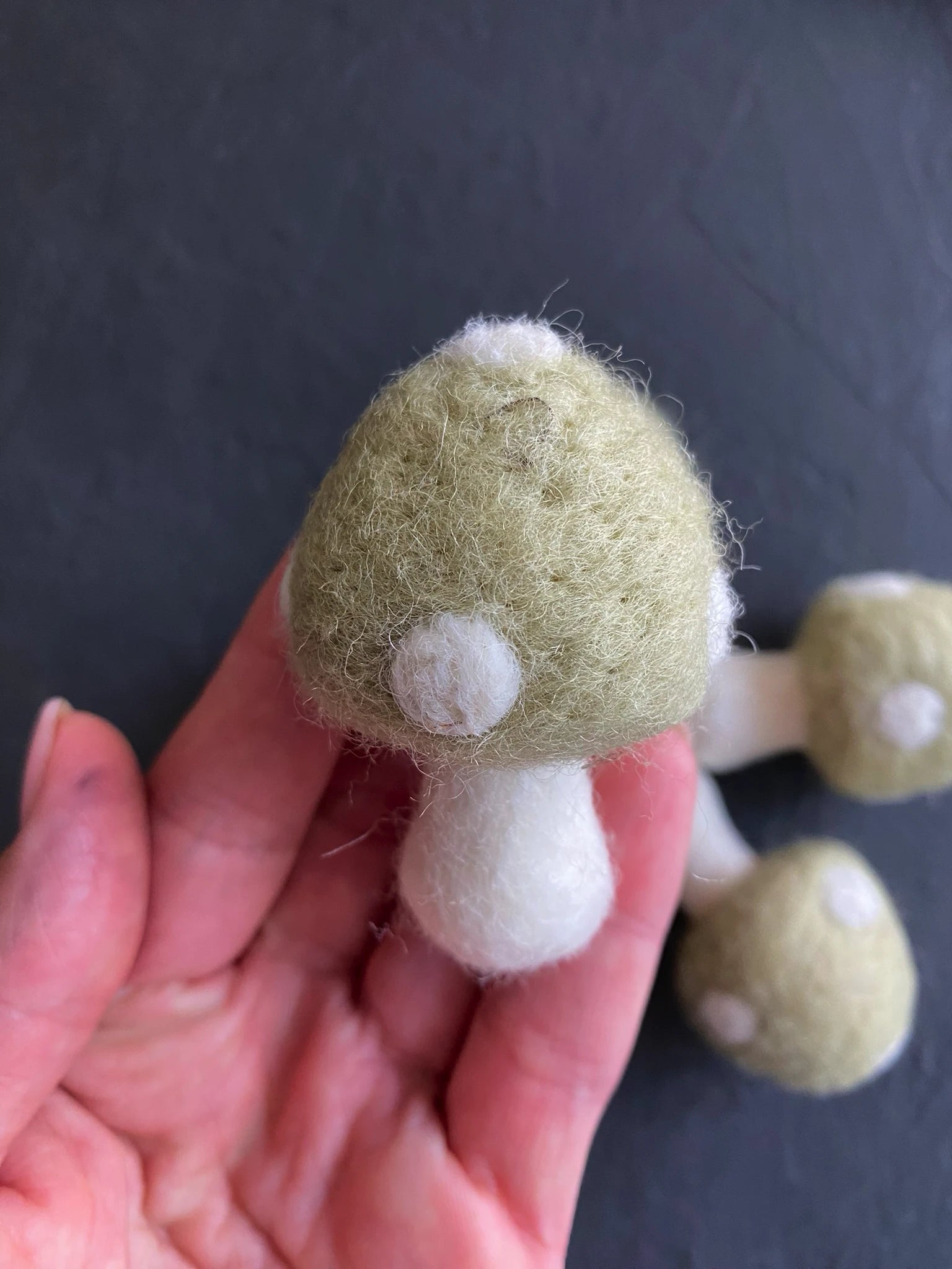 Colorful felt mushrooms thumbnail - 8