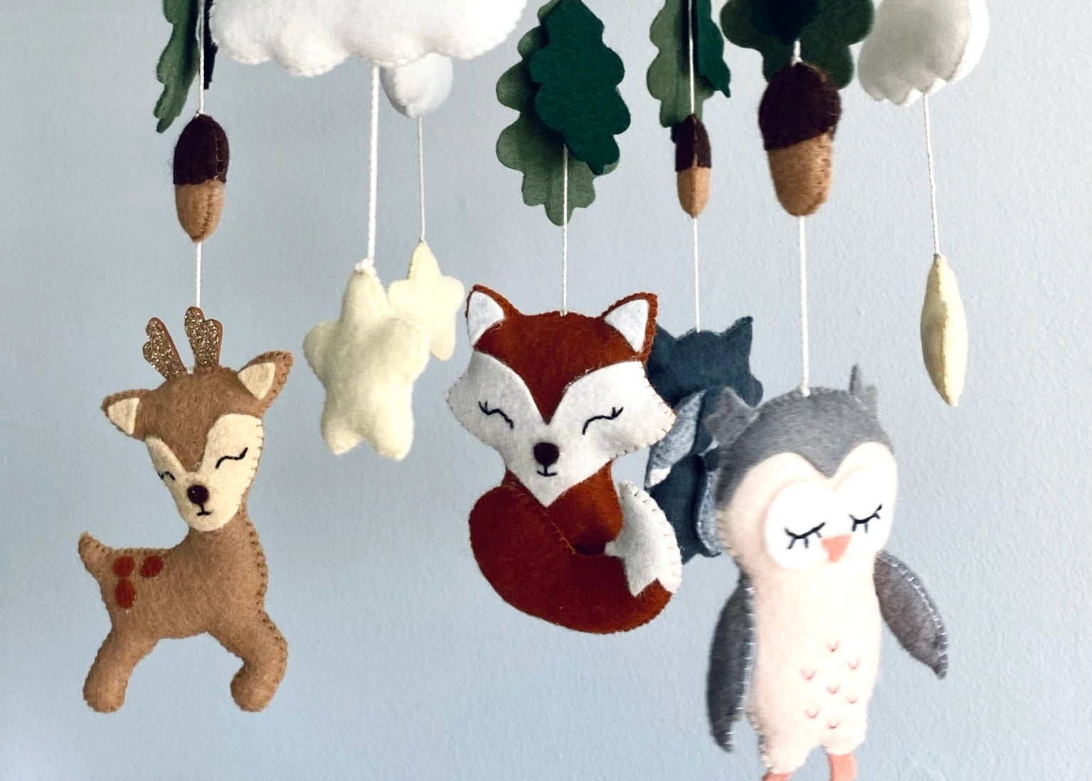 Woodland-animals-baby-mobile