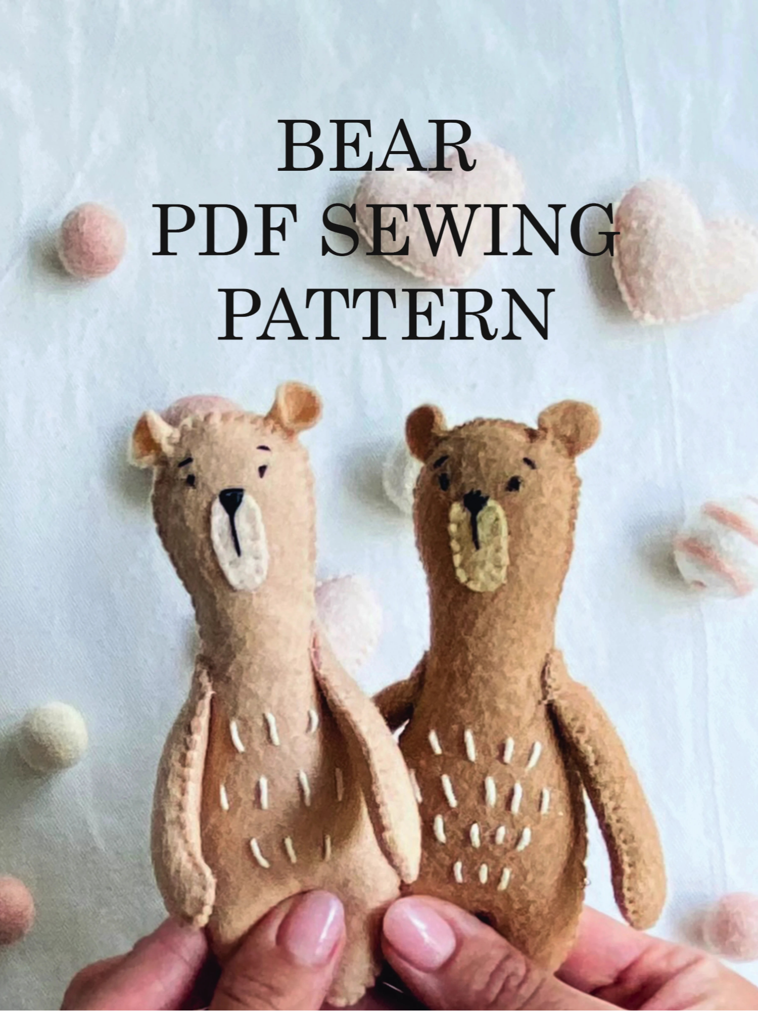 Bear PDF sewing pattern thumbnail - 1