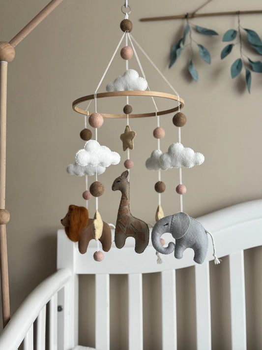 Safari baby mobile for crib - 2