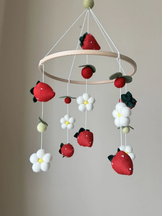 Strawberry baby mobile - 1