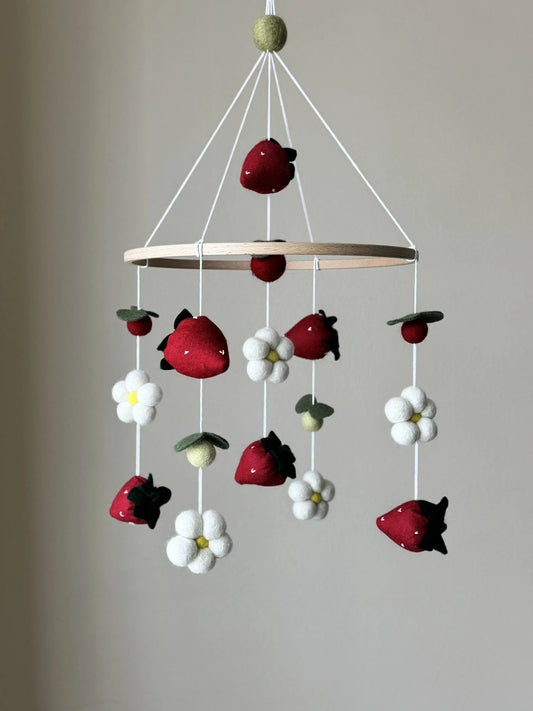 Strawberry baby mobile - 2