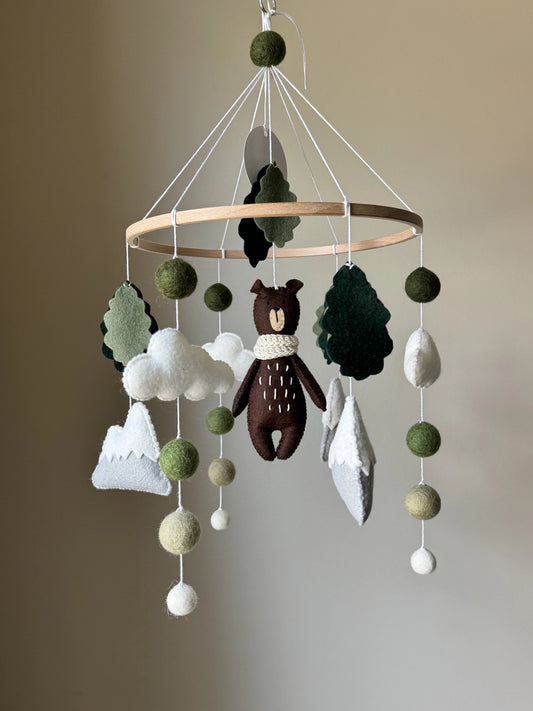 Woodland baby mobile - 1