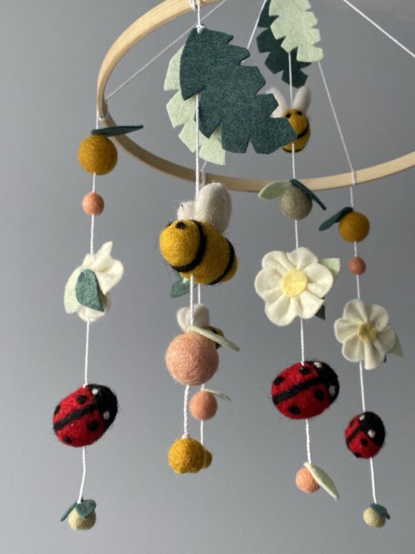 Ladybug mobile with bees - Image 2