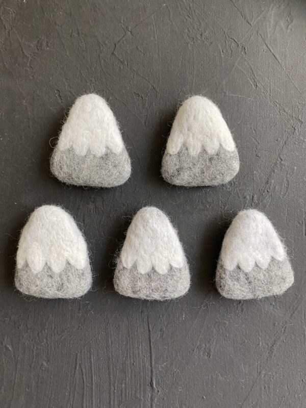 Needle Felted Mountains