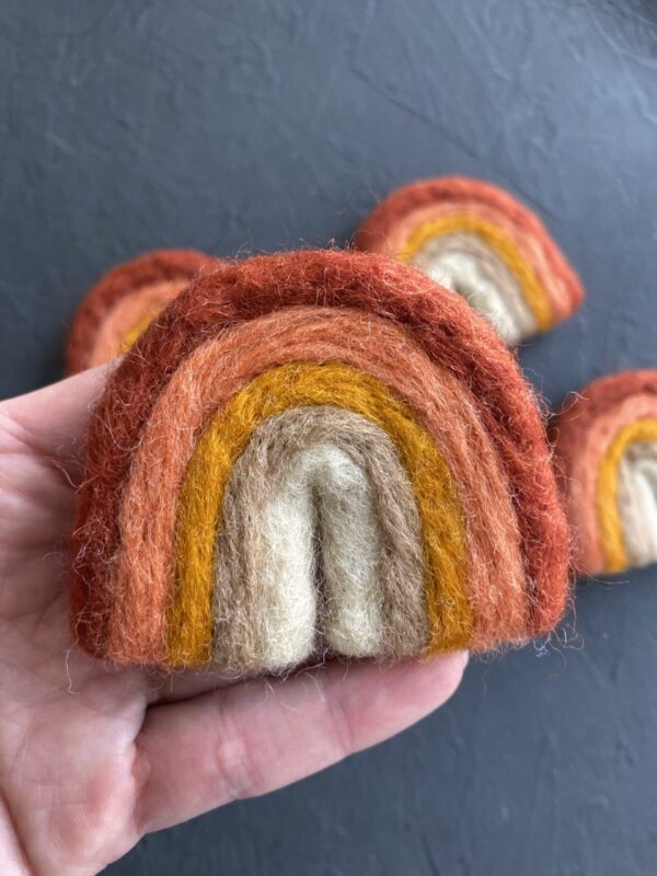 Felt Rainbows - Boho Terracotta