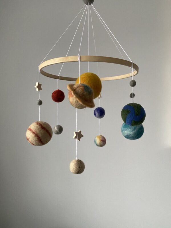 Solar system mobile with 9 planets and Sun - Image 3